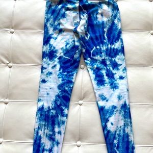 Terez Legging  Tie  Tye Dye Die Marble